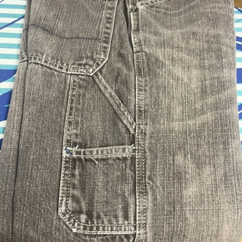 Boys Gap Denim Carpenter Pants, brown denim,  12 R